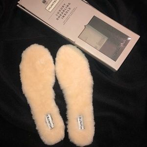Hunter boot fur insole